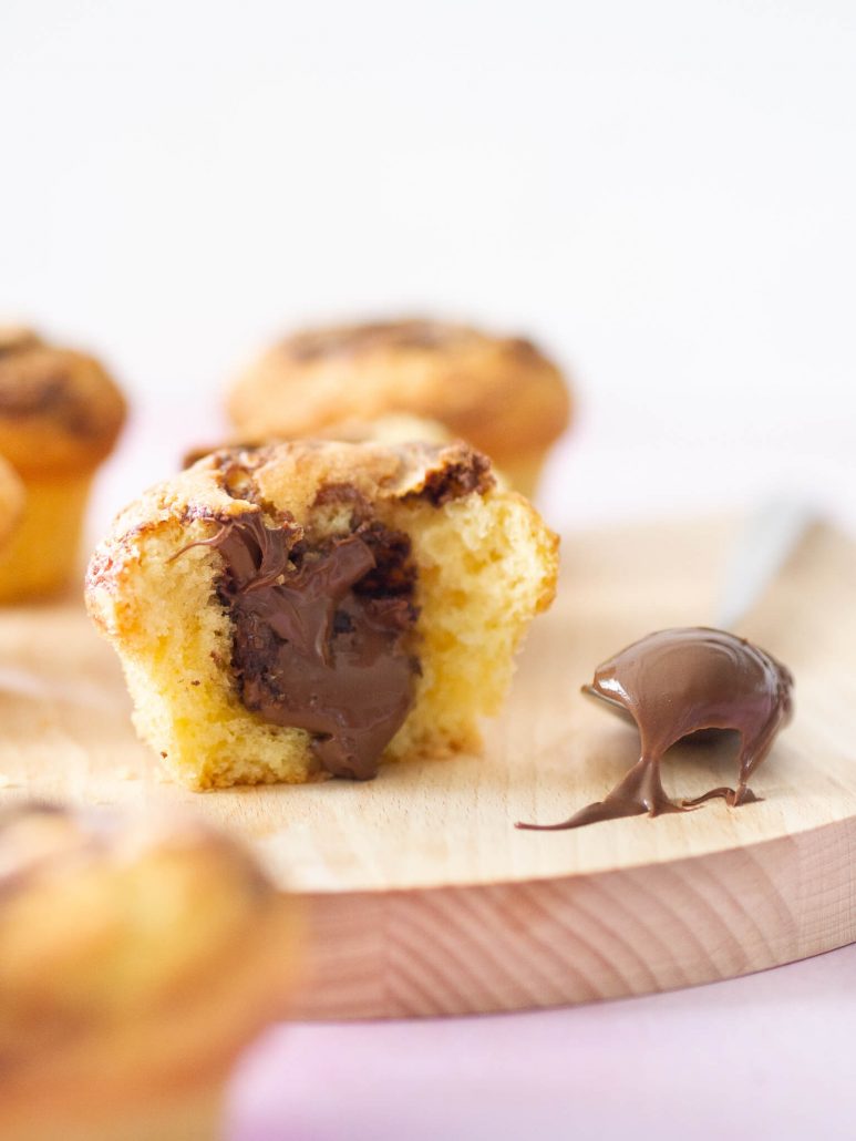 Leckeres Rezept: Swirl Muffins mit flüssigem Nutellakern. Einfach und göttlich. Ganz neu auf meinem DIY Blog!