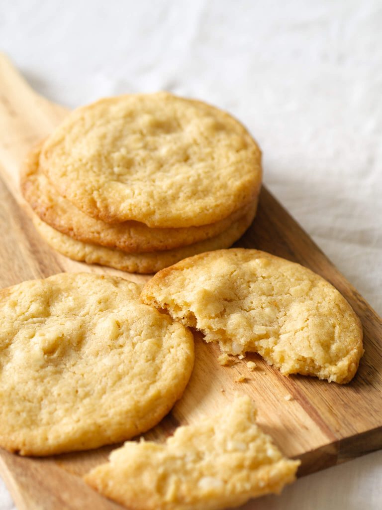 Weiße Schokoladen Macadamia Cookies
