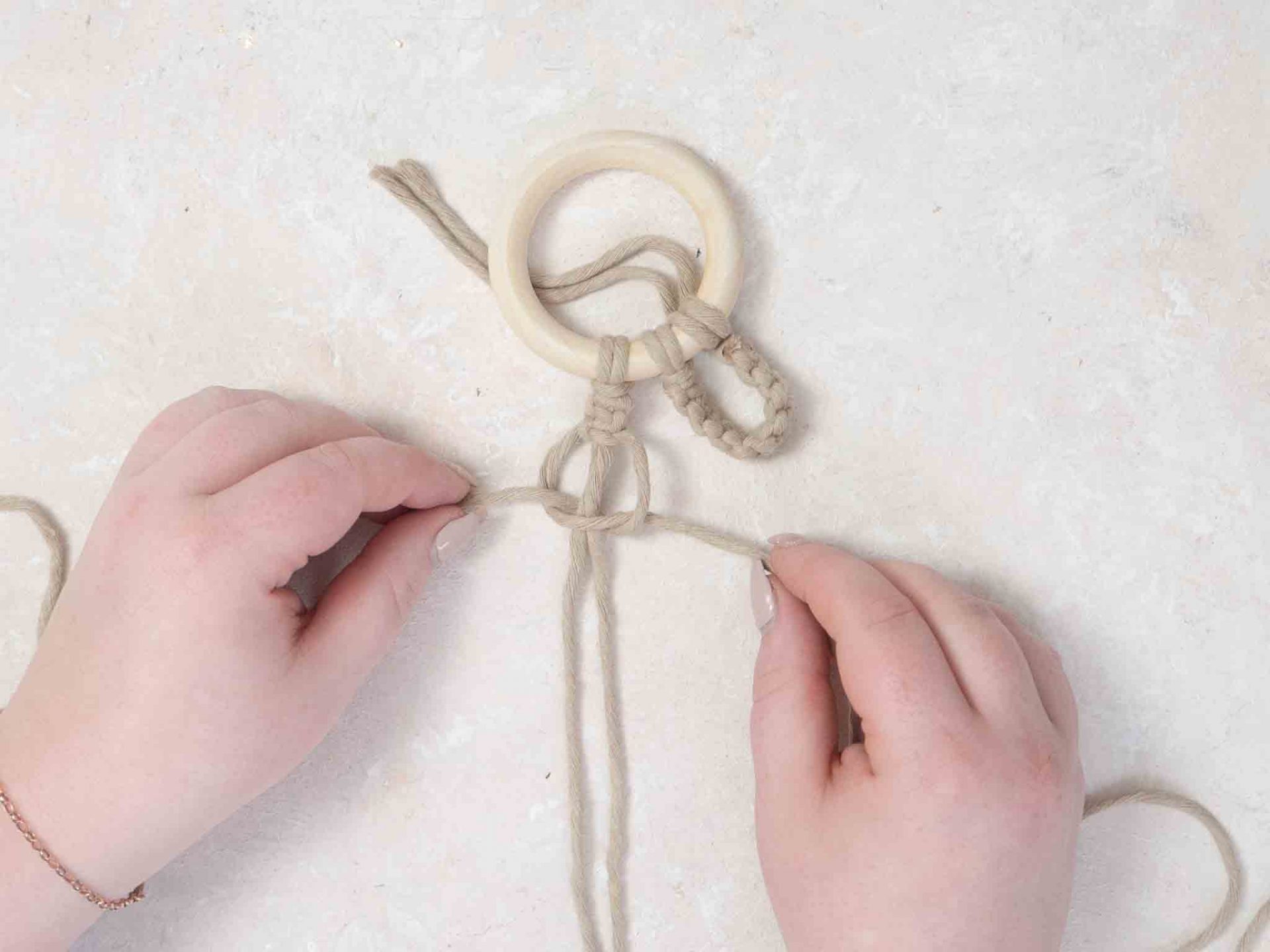 DIY: Makramee Greifring \