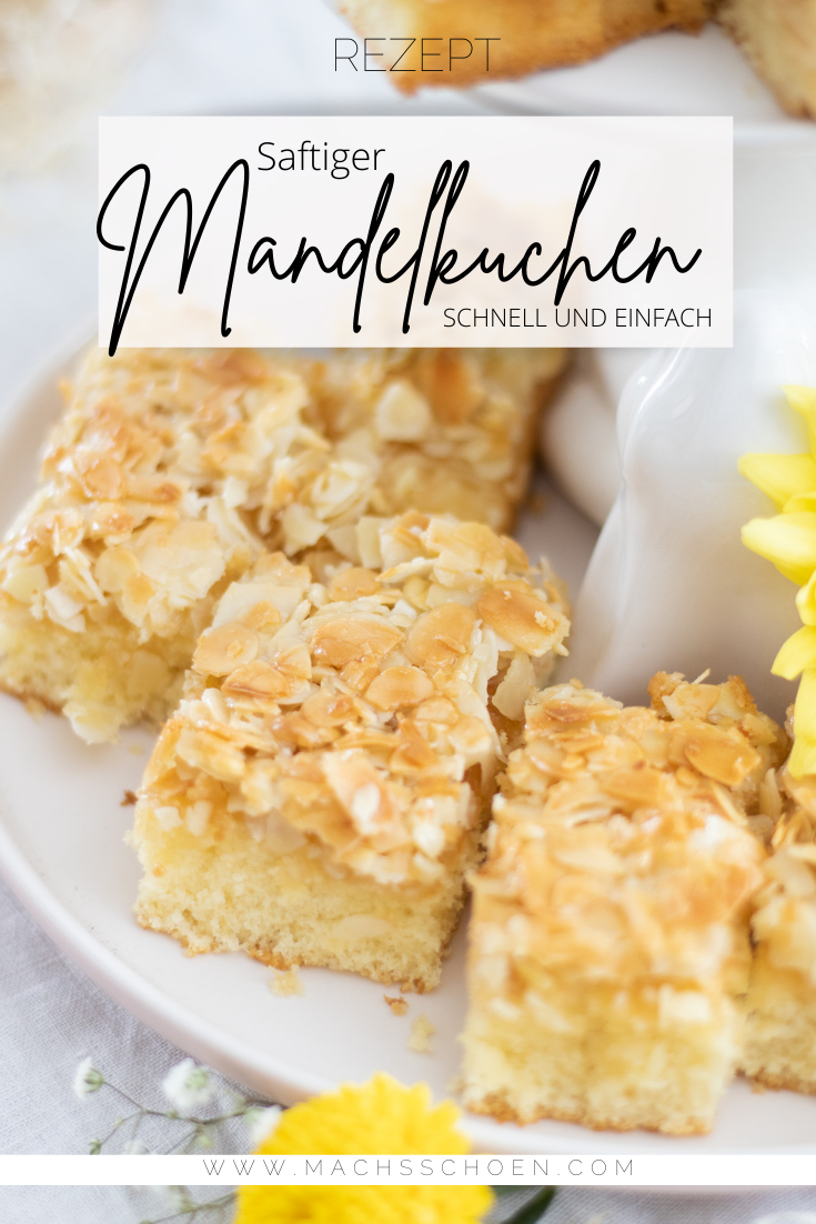 Rezept: Saftiger Mandelkuchen - Schnell gemacht!
