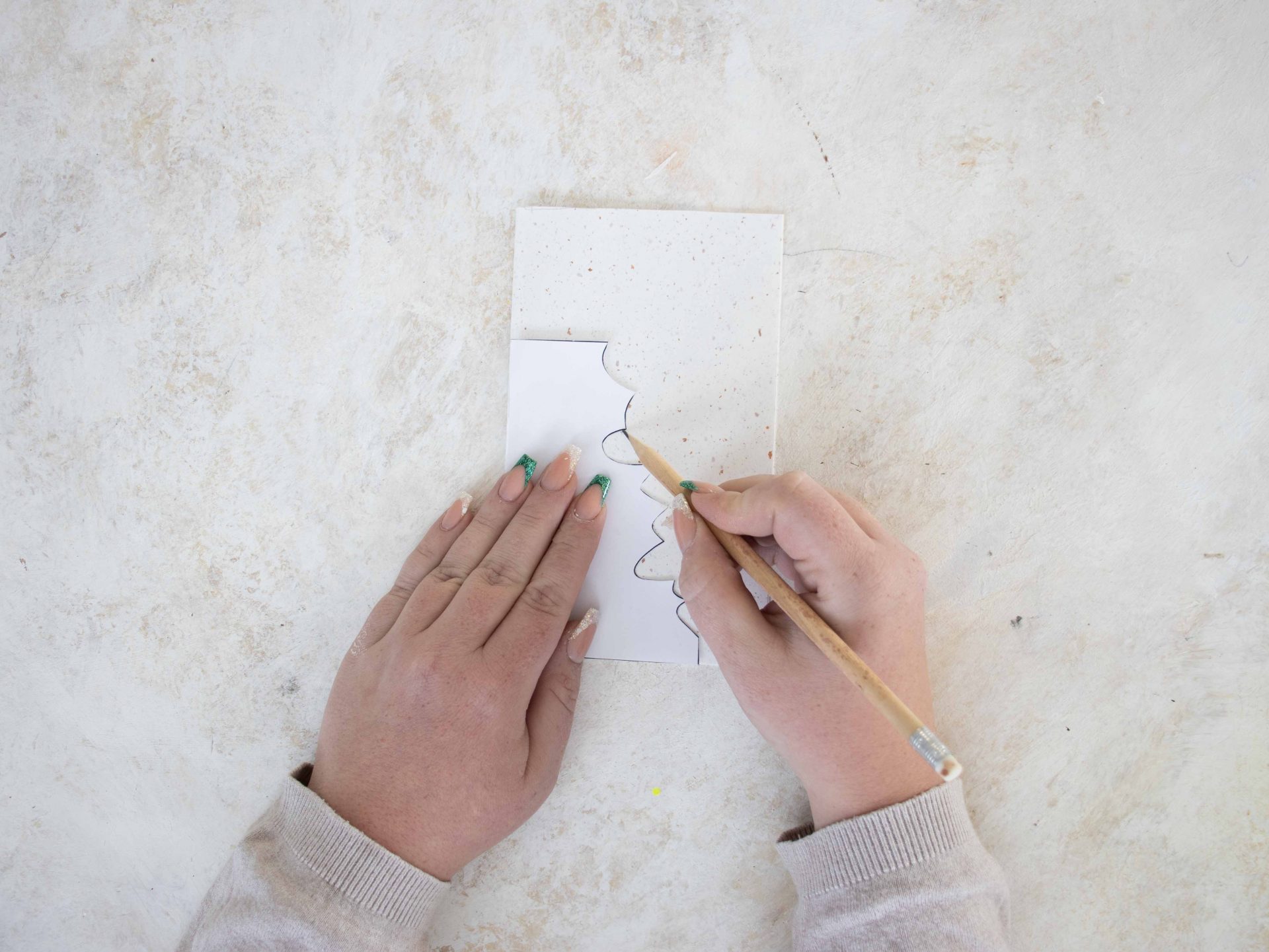 DIY-Herbstkranz mit Blättern aus Papier