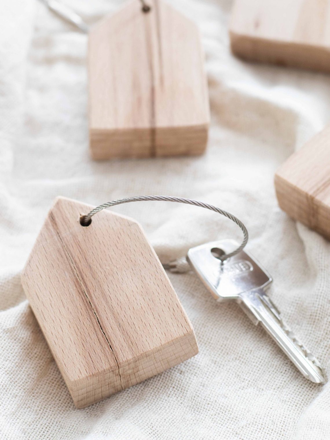 Anleitung für einen Schlüsselanhänger aus Holz